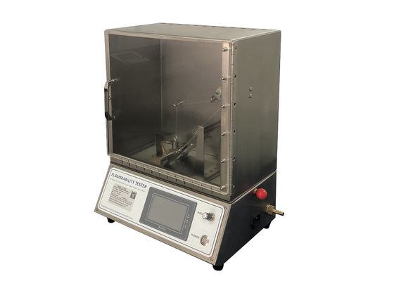 ASTM D1230 45 อุปกรณ์ทดสอบของเล่น ระดับ อุปกรณ์ทดสอบความเผาไหม้อัตโนมัติ