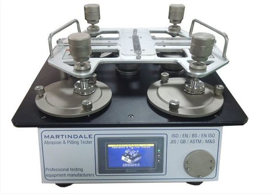 ISO 12945-2 ASTM D4966 อุปกรณ์การทดสอบทอ Textile Martindale Abrasion And Pilling Tester อุปกรณ์การทดสอบการบดและการบด