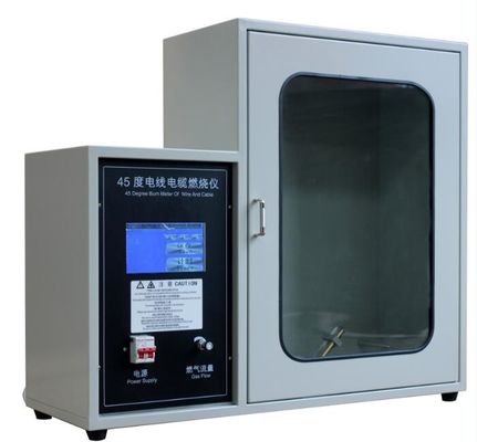 ISO 6722 อุปกรณ์การทดสอบไฟ อุปกรณ์การทดสอบความเผาไหม้ของสายไฟ / สายเคเบิ้ลที่มีแกนเดียวของรถยนต์